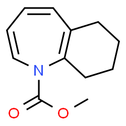 6,7,8,9-Tetrahydro-1H-1-benzazepine-1-carboxylic acid methyl ester结构式