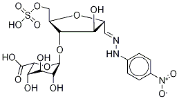 2,5-Anhydro-4-O-α-L-idopyranuronosyl-D-Mannose 1-[(4-Nitrophenyl)hydrazone] 6-(Hydrogen sulfate)结构式