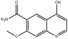 6-Quinolinecarboxamide, 4-hydroxy-7-methoxy- Structure