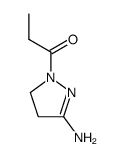 2-Pyrazoline,3-amino-1-propionyl-(8CI)结构式