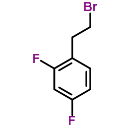 1-(2-Bromoethyl)-2,4-difluorobenzene结构式