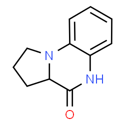 1,2,3,3A-TETRAHYDRO-5H-PYRROLO[1,2-A]QUINOXALIN-4-ONE structure