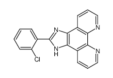 2-(2-chlorophenyl)imidazole[4,5f][1,10]phenanthroline结构式
