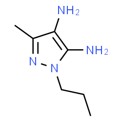 1H-Pyrazole-4,5-diamine,3-methyl-1-propyl- Structure