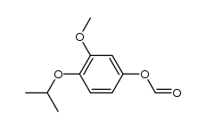 4-isopropoxy-3-methoxyphenyl formate Structure