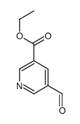 ethyl 5-formylpyridine-3-carboxylate结构式