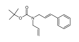 N-Allyl-N-tert-butylcarbonyl-N-cinnamylamine Structure