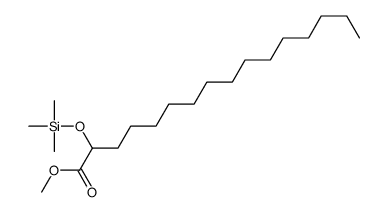 2-Trimethylsilyloxyhexadecanoic acid methyl ester结构式