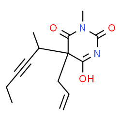 (S,S)-Methohexital structure
