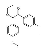 2-ethoxy-4'-methoxy-2-(p-methoxyphenyl)acetophenone结构式