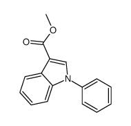 Methyl 1-phenyl-1H-indole-3-carboxylate结构式