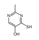 4(1H)-Pyrimidinethione, 5-hydroxy-2-methyl- (8CI,9CI)结构式