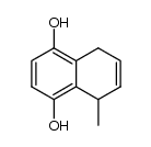 5,8-dihydro-1,4-dihydroxy-5-methylnaphthalene结构式