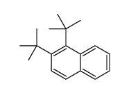 1,2-ditert-butylnaphthalene结构式