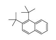 1,2-ditert-butylnaphthalene Structure