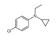 4-chloro-N-cyclopropyl-N-ethylaniline Structure
