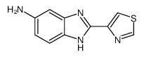 2-thiazol-4-yl-3H-benzoimidazol-5-ylamine Structure