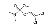 Dimethyl-phosphoramidic acid 2,2-dichloro-vinyl ester methyl ester Structure