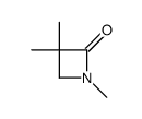 1,3,3-trimethylazetidin-2-one结构式