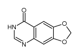 6,7-methylenedioxyquinazoline-4(3H)-one结构式