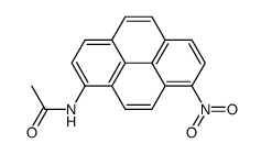 1-Acetylamino-8-nitropyren结构式