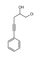 1-chloro-5-phenylpent-4-yn-2-ol Structure