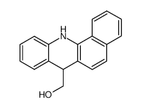 (7,12-dihydro-benzo[c]acridin-7-yl)-methanol结构式