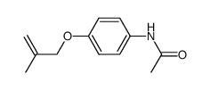 N-(4-(2-methylallyloxy)phenyl)acetamide Structure