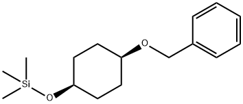1β-(Trimethylsilyl)oxy-4α-benzyloxycyclohexane structure