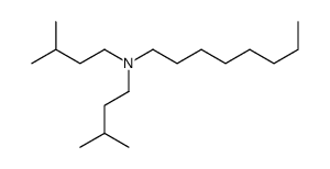 N,N-bis(3-methylbutyl)octan-1-amine结构式