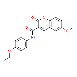 N-(4-Ethoxyphenyl)-6-methoxy-2-oxo-2H-chromene-3-carboxamide Structure
