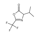 4-isopropyl-2-trifluoromethyl-4H-oxazol-5-one Structure