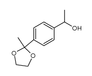 2-[4-(1-hydroxyethyl)phenyl]-2-methyl-1,3-dioxolane Structure