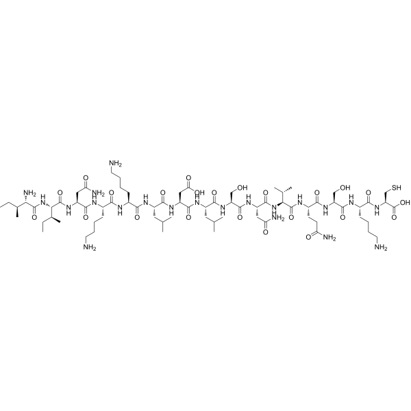 Tau Peptide (277-291) trifluoroacetate salt structure