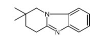 (9CI)-1,2,3,4-四氢-2,2-二甲基吡啶并[1,2-a]苯并咪唑结构式