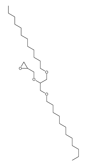 2-(1,3-didodecoxypropan-2-yloxymethyl)oxirane结构式