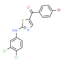 (4-BROMOPHENYL)[2-(3,4-DICHLOROANILINO)-1,3-THIAZOL-5-YL]METHANONE picture