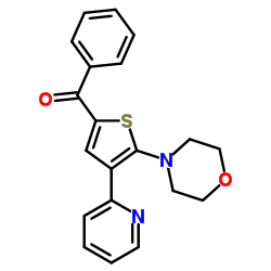 [5-MORPHOLINO-4-(2-PYRIDINYL)-2-THIENYL](PHENYL)METHANONE structure