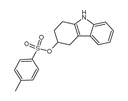 3-hydroxy-1,2,3,4-tetrahydrocarbazole p-toluenesulphonate ester结构式