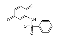 N-(3,6-dioxocyclohexa-1,4-dien-1-yl)benzenesulfonamide结构式