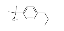 2-(4-Isobutylphenyl)-2-propanol structure