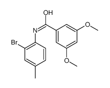 N-(2-Bromo-4-methylphenyl)-3,5-dimethoxybenzamide Structure