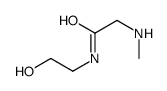 N-(2-hydroxyethyl)-2-(methylamino)acetamide结构式