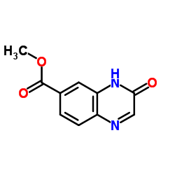 Methyl 3-oxo-3,4-dihydro-6-quinoxalinecarboxylate Structure