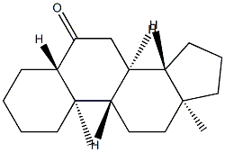 5α-Androstan-6-one结构式