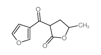 2(3H)-Furanone,3-(3-furanylcarbonyl)dihydro-5-methyl- Structure