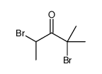 2,4-dibromo-2-methylpentan-3-one结构式