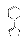 Pyridine, 1-(3,4-dihydro-2H-pyrrol-5-yl)-1,2-dihydro- (9CI)结构式