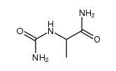 α-ureido-propionamide结构式
