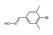 4-bromo-3,5-dimethylbenzaldehyde oxime Structure